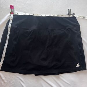 Reebok Womens Black Athletic Skort Tennis Golf Workout Skirt XL NWOT
